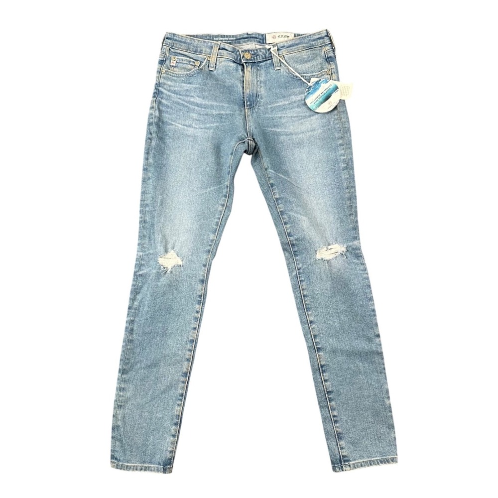 NWT AG Adriano Goldschmied The Legging Ankle Jeans Womens 28R‎ Super Skinny Blue